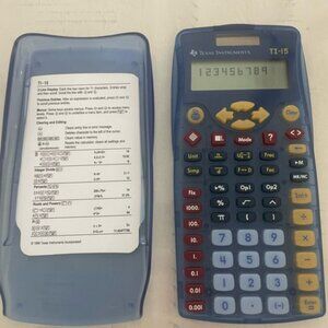 TI-15 Explorer Elementary Calculator $10 Texas Instruments RRP $27